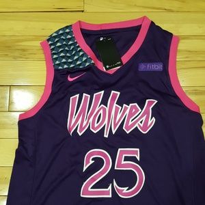 timberwolves pink jersey